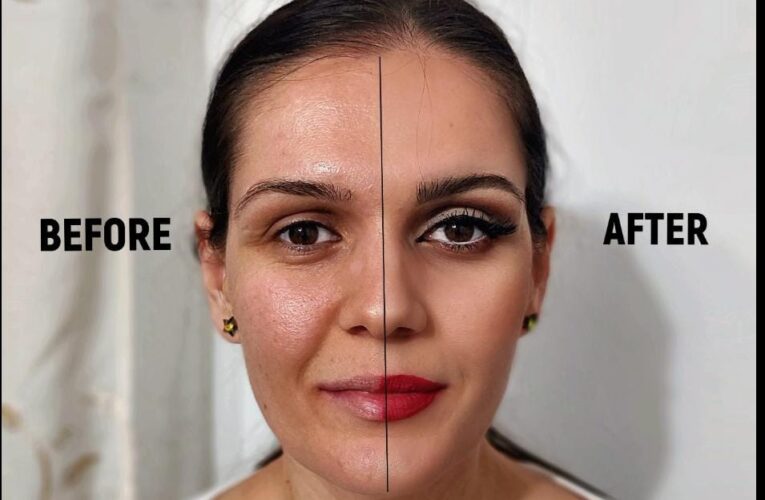 Makeup cu produse Farmasi – Before and After