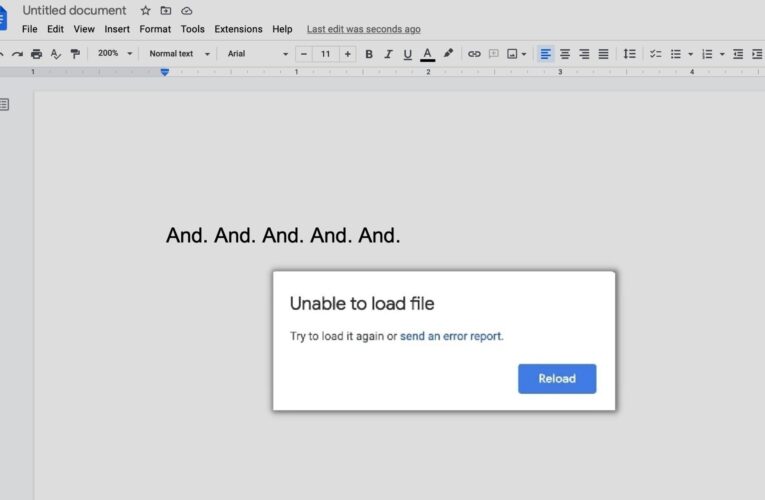 Google Docs, îngenuncheat de o eroare gramaticală: „And. And. And. And. And.”
