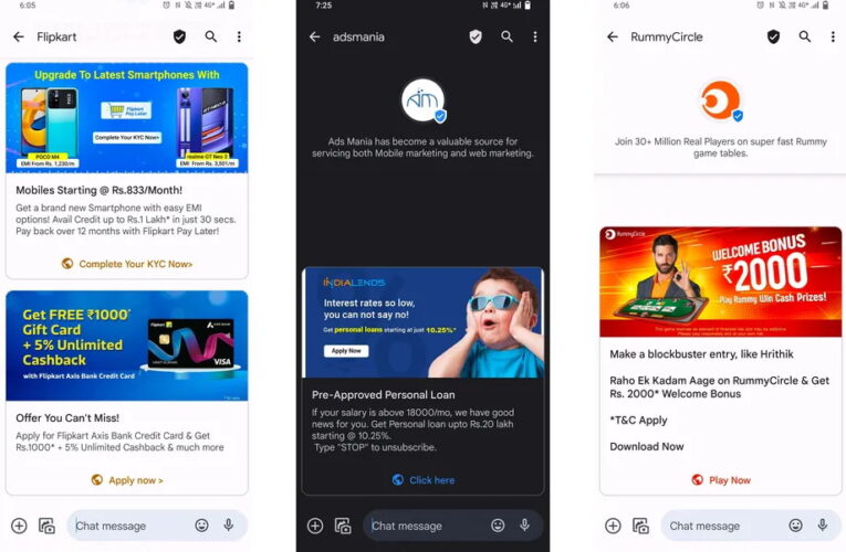 Google Messages, folosit pentru a bombarda cu reclame utilizatorii de Android
