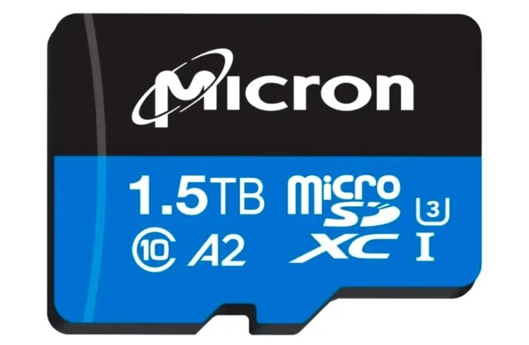 Primul card microSD de 1,5 TB, anunțat de Micron. Poate înregistra 120 zile de material video